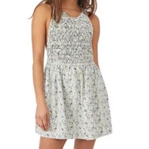 FREE PEOPLE Petunia Sleeveless Minidress In Tea Combo size Small. New with tags.